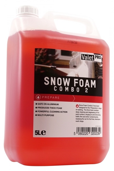 Alkalická aktivní pěna na mytí aut ValetPRO Snow Foam Combo 2 (5000 ml)