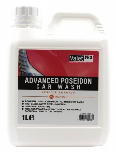 Autošampon s voskem ValetPRO Advanced Poseidon Car Wash (1000 ml)