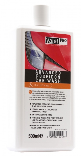 Autošampon s voskem ValetPRO Advanced Poseidon Car Wash (500 ml)
