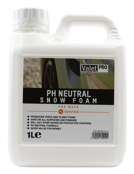 Aktivní pěna na mytí aut ValetPRO pH Neutral Snow Foam (1000 ml)