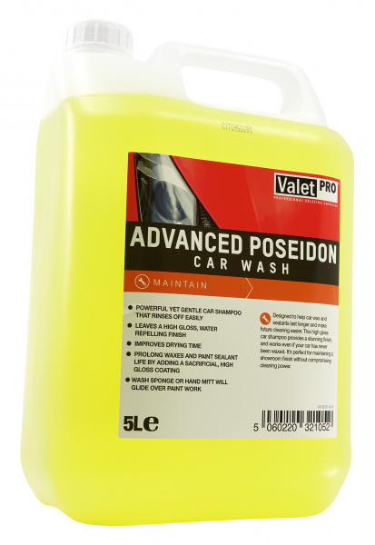 Autošampon s voskem ValetPRO Advanced Poseidon Car Wash (5000 ml)