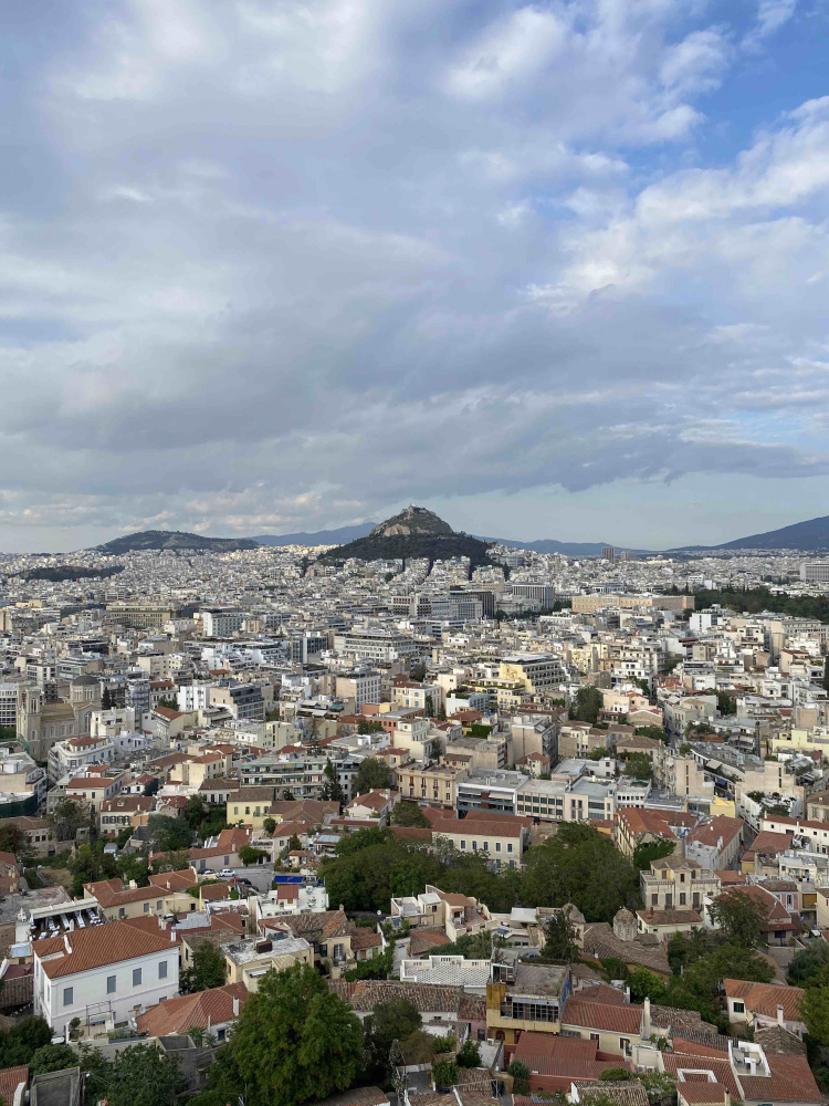Výhled na Athény